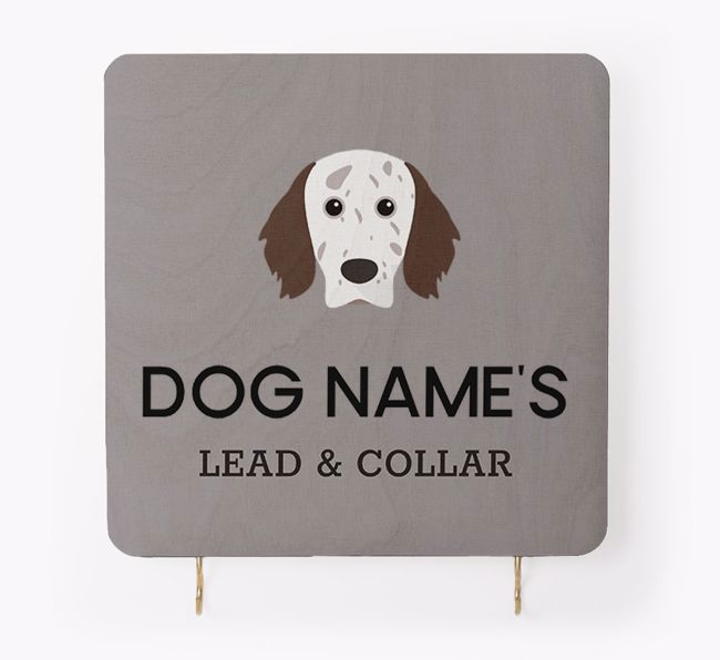 Personalised {breedFullName} Lead & Collar Hanger